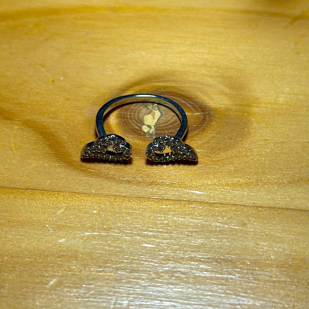 925 silver ring with wings